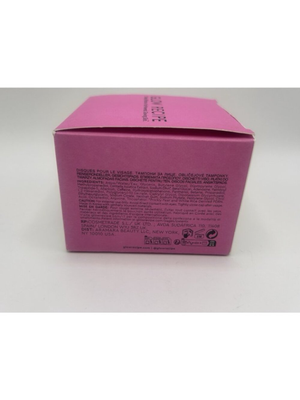 Glow Recipe PDRN Repair + Soothe Korean Prickly Pear Toner Pads ~ 60 Pads / 100g - Picture 6 of 16